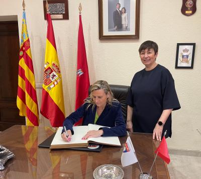 La delegada del Consell a Castelló visita les localitats de Segorbe i Geldo